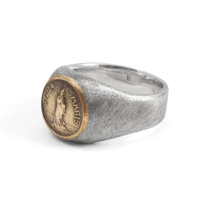 Signet ring STELLA MARIS, silver