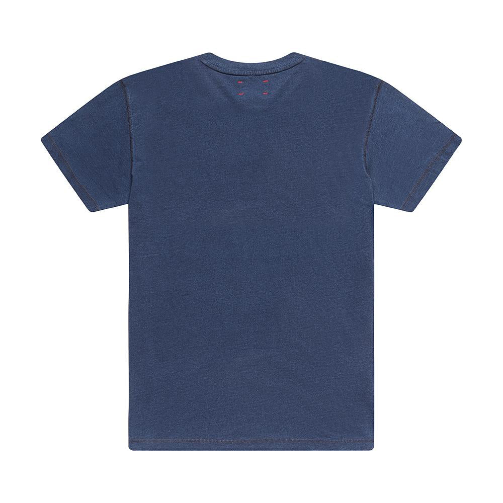 T-Shirt TRACK INDIGO HENLEY, Indigo