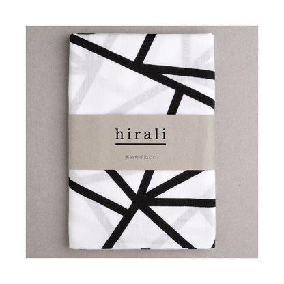 Hirali TENUGUI LONG, black and white