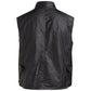 Waxed vest MANX, black