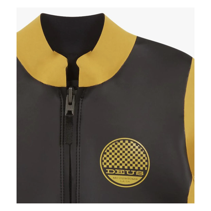 Long sleeve wetsuit RACER, black-yellow