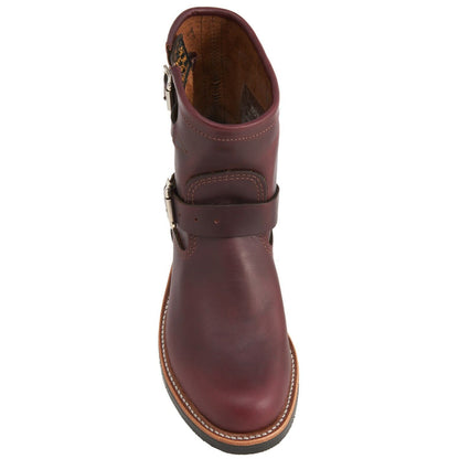 Leather boots RAYNARD CORDOVAN, dark red